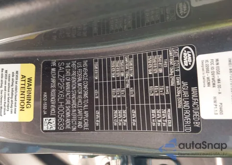 2020 Land Rover Range Rover Evoque Se from USA, damaged, VIN SALZP2FX6LH005639